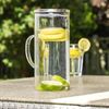 Bambelaa! Wasserkrug Wasserkrug Borosilikatglas 1,3L mit Edelstahl Deckel Bild 4