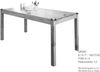 Woodroom Esstisch 160x85 cm aus Wildeiche massiv geölt – Großer Holztisch Esszimmer, rechteckig, stabil, geölte Oberfläche, Natur, für 6 Personen Bild 5