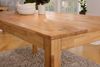 Woodroom Esstisch 160x85 cm aus Wildeiche massiv geölt – Großer Holztisch Esszimmer, rechteckig, stabil, geölte Oberfläche, Natur, für 6 Personen Bild 4