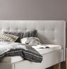 Hasena Dream Pronto Noemi Polsterbett 180x200 Wildbuche natur, geölt 335-Pepe grey Bild 4