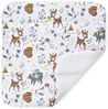Balbina® Wickelunterlage Wasserdicht Wickeltischauflage Wickelauflage baumwolle 60x70 cm Wald Familie Bild 2