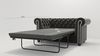 S-Style Möbel Polstergarnitur Chesterfield Lena mit Schlaffunktion 3+2+1 aus Samt-Stoff, Holzfüßen, (3-Sitzer-Sofa mit Schlaffunktion, 2-Sitzer-Sofa mit Schlaffunktion, Sessel), mit Wellenfederung Bild 4