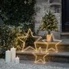 Lights4fun Künstlicher Weihnachtsbaum 75cm Weihnachtsbaum beleuchtet, Für den Innen- und Außenbereich geeignet Bild 3