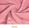 Lavea 2er Set Duschtuch 70x140 cm, Frottierserie Elena, Pastellrosa Bild 5