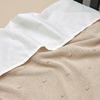 Meyco Mini Knots Babydecke 75x100 cm Sand Braun sand Bild 3