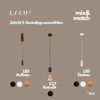 SLV LALU®, Pendelleuchte, Led Base, Einbau, Mix&Match, 150cm, 9.5W, 3000K, PHASE, schwarz - Pendelleuchten Bild 3