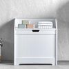 Home Discount priano Badezimmer Schrank Schrank Brust Mülleimer Holzkorb Einheit Wäschesack, Weiß Bild 4