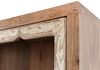 Hochschrank Delhi Mango massivum Bad-Schrank Badezimmer-Schrank Badmöbel Holzschrank Boho Landhaus braun Mangoholz massiv 45x185x35 cm Bild 4