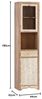 Hochschrank Delhi Mango massivum Bad-Schrank Badezimmer-Schrank Badmöbel Holzschrank Boho Landhaus braun Mangoholz massiv 45x185x35 cm Bild 3