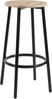 HOME DECO FACTORY Stehtisch und 4 Hocker Loka, Braun/Schwarz, 100 x 86 x 60 Bild 4