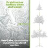 Künstlicher Weihnachtsbaum Weiß Kunststoff 180cm Bild 3