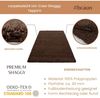 Carpetsale24 Shaggy Hochflor Teppich Wohnzimmer 300x400 cm Braun - Modern Flauschiger Teppich Extra Weich, Pflegeleicht und Einfarbig - Ideal als Teppich für Schlafzimmer, Esszimmer und Küche Bild 3