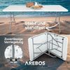 Arebos Klapptisch 182 x 74 x 74 cm Campingtisch Partytisch Gartentisch Buffettisch Bild 4