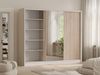 Kleiderschrank Lylkun Lux 250 (Farbe: Cashmere / Cashmere + Wotan Eiche) Bild 5