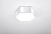 SOLLUX SL. 1056 Deckenleuchte SUNDE 11 weiss PVC 60W L: 30. 5cm B: 26. 5cm H: 11. 5cm dimmbar Bild 2