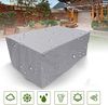 junxing Gartenmöbel Abdeckung, Wasserdicht, Winterfest, Atmungsaktiv, Rechteckig, UV-Schutz, Oxford-Gewebe, Silber Grau, 400x200x90cm,(157.5x78.7x35.4in) Bild 5