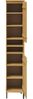 Badhochschrank 35x190cm 'Detroit' Kiefer massiv eichefarbig & schwarz Bild 4
