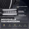 GTPLAYER Gaming-Stuhl aus Stoff, Bürostuhl mit Integrierte Lendenwirbelstütze, Bürostuhl, Gaming chair mit Federkissen und Fußstütze 136KG Bild 5
