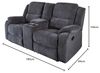 riess-ambiente Sessel HOLLYWOOD dunkelgrau - Kinosessel, Fernsehsessel, verstellbar, Wohnzimmer · Getränkehalter · Strukturstoff · Federkern · Modern Bild 3