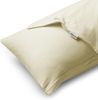 DecoKing 2 Kissenbezüge 40x80 cm Jersey 100% gekämmte Baumwolle Reißverschluss beige Amber Bild 3