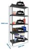 Simonrack Schwerlastregal, Lagerregal, 180 x 80 x 30 cm, Metallregal, Kellerregal, Biegestelle 180 kg, 5 Fachböden, Antracite - Simonclick Bild 2