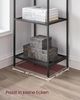Vasagle Standregal mit 6 Ablagen, Stahl schwarz, 30 x 40 x 177,3 cm Bild 5