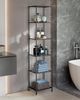 Vasagle Standregal mit 6 Ablagen, Stahl schwarz, 30 x 40 x 177,3 cm Bild 4