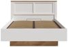 Forte Bohol Bett 160, Landhausstil Bett mit Lattenrost, Holzwerkstoff, Riviera Eiche/Sibiu Lärche Hell Dekor, 156,2 cm breit, 102,9 cm hoch, 206,4 cm tief Bild 3