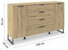 Sideboard >Aditio Box< in Eiche Artisan Dekor, Holzwerkstoff - 160x92x44 (BxHxT) Bild 3