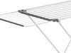 Spetebo Wäscheständer Wäscheständer ausziehbar weiß 18 m Trockenlänge - 108-178 cm, platzsparend zusammenklappbar Bild 4