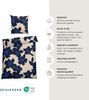 Schiesser Bettwäscheset Blossom - Renforcé - 2-teilig - 135 x 200 cm - Blau Bild 2