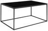 Moderner Design Couchtisch LEVEN schwarz ca. 60x90x45cm Industrial Look Bild 4