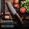 Wakoli Santokumesser EDIB Sakura Damast Santoku Messer Küchenmesser 17 cm Klinge, aus 67 Lagen Damaststahl, VG-10 Kern Bild 4