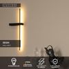 LUCiDE Wandleuchte SEGIN LBH 60x4x22 cm schwarz Wandlampe Bild 2