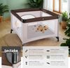 TecTake Kinder Reisebett Laufstall mit Babyeinlage - diverse Farben - (Braun Coffee | Nr. 402207) Bild 2