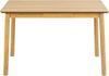 AC Design Furniture Bobby rechteckig Esstisch, Tischplatte matt Eiche SH Lack Furnier, Gestell matt Eiche gebeizt SH Lack Rubberwood mit gerade Maserung, 120 x 80 x 74.8 cm Bild 3