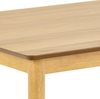 AC Design Furniture Bobby rechteckig Esstisch, Tischplatte matt Eiche SH Lack Furnier, Gestell matt Eiche gebeizt SH Lack Rubberwood mit gerade Maserung, 120 x 80 x 74.8 cm Bild 5