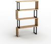 Dmora - Wezen Bücherregal, Büroregal, Bücherregal, Bibliothek, 80x22h128cm, Walnuss Bild 5