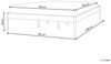 Bett mit Lattenrost VAURS 180 x 200 cm Metall Schwarz Bild 3