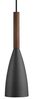 Pendelleuchte, 1 x E27/40W, schwarz, PURE schwarz Bild 1