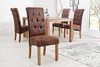 riess-ambiente Esszimmerstuhl CASA vintage braun, Esszimmer · Microfaser · Massivholz · Chesterfield-Steppung Bild 2