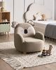 Kindersessel Koala HERVIK Stoff Taupe Bild 2