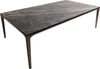 Couchtisch Levente 110x60 cm Keramik Laminam® Noir Desir Braun Gestell Metall Effektfinish Titan Bild 1