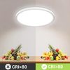 LQWELL® Deckenleuchte LED Deckenlampe, IP44 Wasserfest Badlampe Rund Flach 36W 3000K 4000K 6000K 3960LM Modern Schlicht Lampe Dünn für Wohnzimmer Badezimmer Schlafzimmer Küche, 400 * 18mm Bild 3