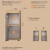welltime Badmöbel-Set Isera, (4-St), Set mit Hochschrank, Waschbeckenunterschrank, Standtyp, Spiegelschrank Bild 5