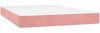 vidaXL Boxspringbett mit Matratze Rosa 140x190 cm Samt 3143024 Bild 5