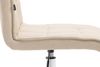 CLP Arbeitshocker Peking V2 Stoff drehbar und stufenlos verstellbar,creme Bild 5