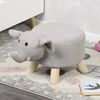 Kesper - Sitzhocker Elefant-Design – ca. 47×25×25 cm - FSC®-Kiefernholz - Polyester - bis 50 kg – montiert - 17451 Bild 2