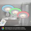 Di-Ka LED Einbauleuchte Skill Color 3er Set chrom-matt Ø 8,4 cm 5 W dimmbar Bild 5