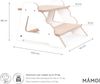 MAMOI® Yarnwood Kinderhocker 2 Stufen | Modernes Design Kinderhocker | Sicher und vielseitig Kinderhocker 2 Stufen | 100% ECO Bild 3